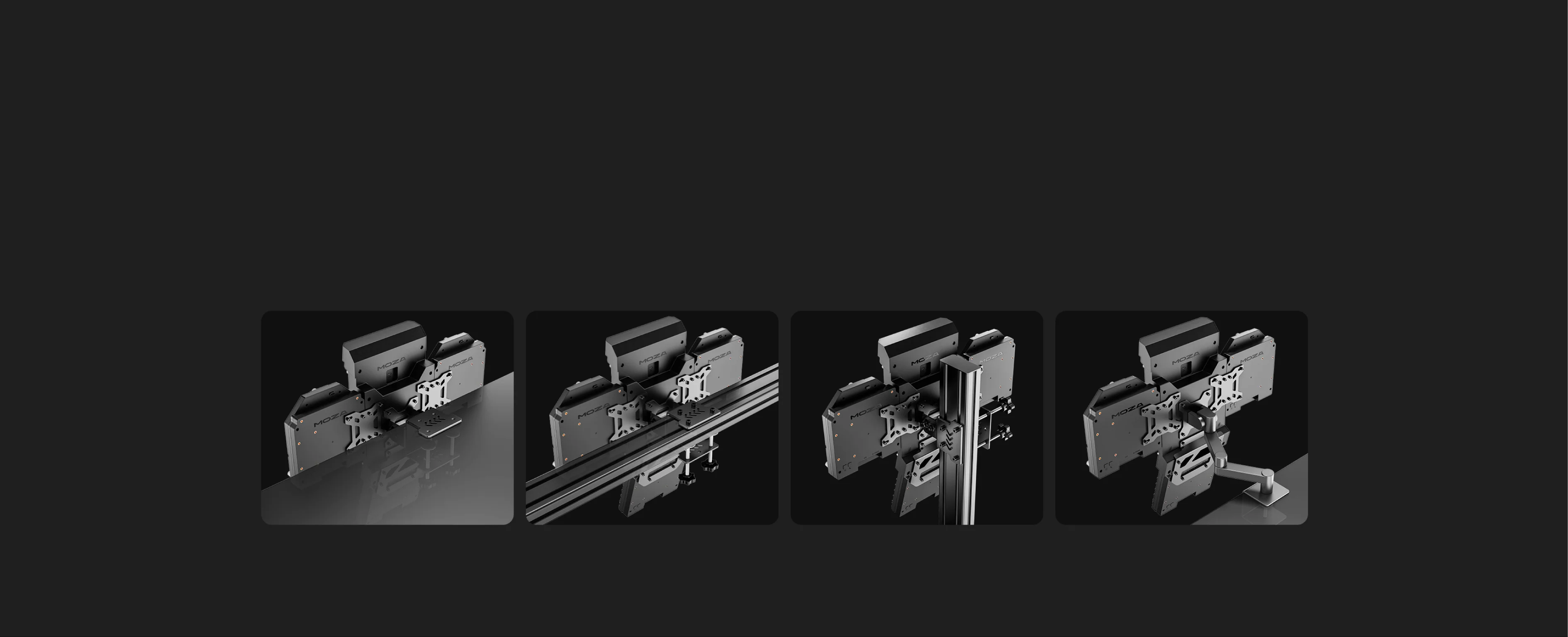 Panel Display MOZA AMPCD - mounting variants